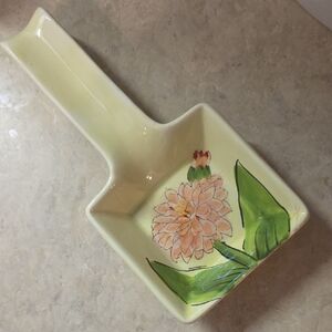 💚5/$20💚Floral Ceramic Spoon Rest